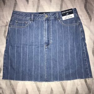Hollister denim skirt